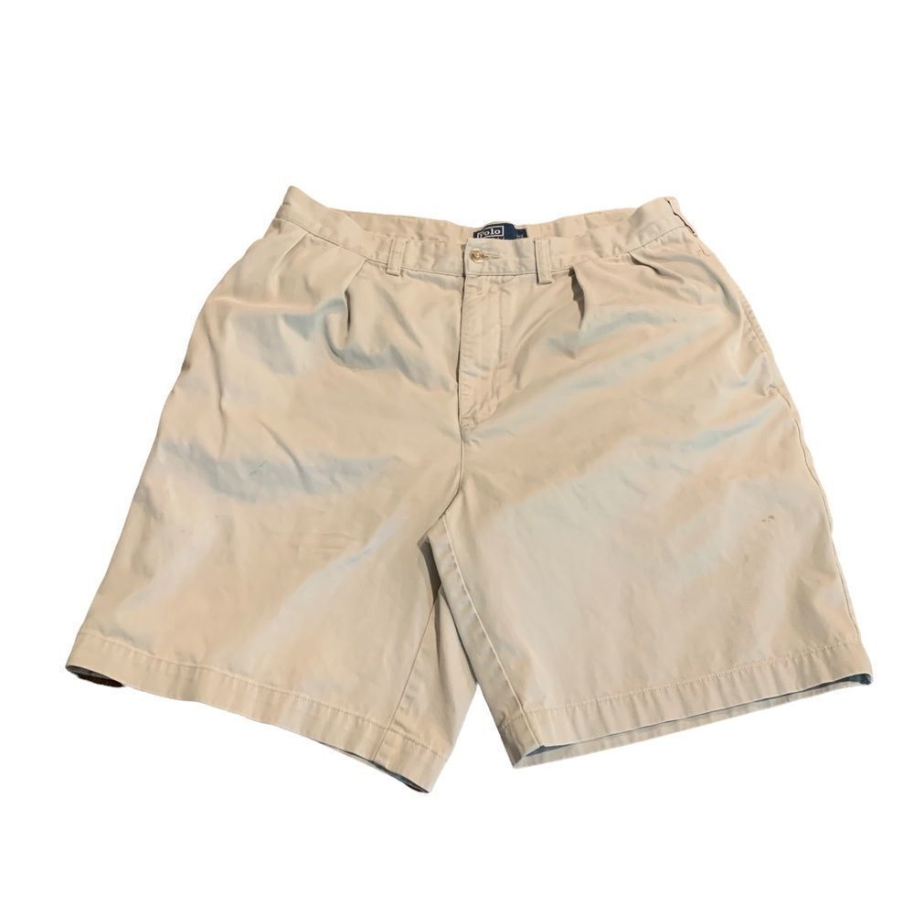 Polo Ralph Lauren Tyler Pleated Tan Shorts 34